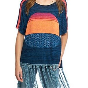 Free People Sunset Fringe sweater size XS/S